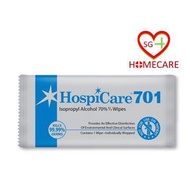 Hospicare 701  70% IPA Alcohol Wipes 100 - 300S By Official seller SG Homecare