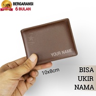 Dompet Kulit Pria Mini Kecil Tipis Slim Wallet