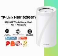 TP-Link HB810 Wi-Fi 7 BE22000 Mesh System | Ultra-Fast 22Gbps, 10G Ports, Whole Home Coverage