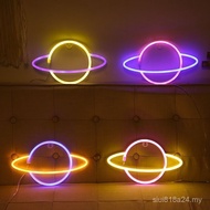 Style ins New Style LED Planet Neon Light Universe Modeling Light Bedroom Decoration Decoration Nigh