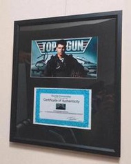 Tom Cruise 親筆簽名照含認證含框