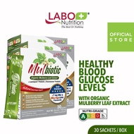 [3 Boxes] LABO Nutrition Mulbiotic Sachet Natural Glucose Support for Sugar Diabetes - Organic Mulberry Leaf Extract