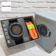 Jam Tangan Pria Garmin Fenix 5x Ultimate Sport Watch 5,0 cm Free Tali dan Box Paket Premium