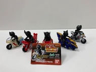 Bandai Q版幪面超人回力電單車扭蛋，一套五款