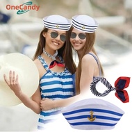 Women's Sailorman Hat Cosplay Captain's Hat Sailor Ship Navybiru Women's Sailor Hat Sailor Hat