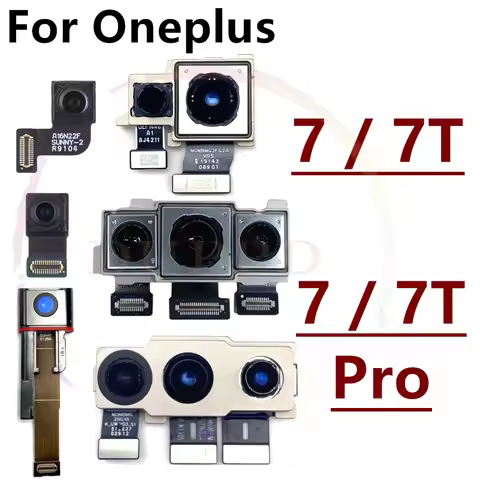 Rear Camera For Oneplus 1+ 7 7T Pro Original Selfie Small Facing Big Back Main Front Camera Module R