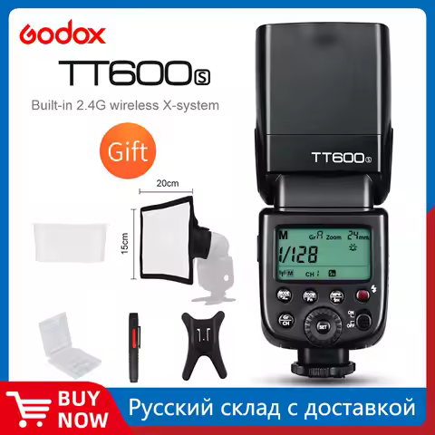 Godox TT600S GN60 2.4G Camera Flash Speedlite 2.4G Wireless X System for Sony DSLR Camera a7II a7 a7