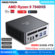 New MINISFORUM UM790 Pro Mini PC AMD Ryzen 9 7940HS Gaming Mini PC Window 11 Pro DDR5 5600MHz 32GB 1