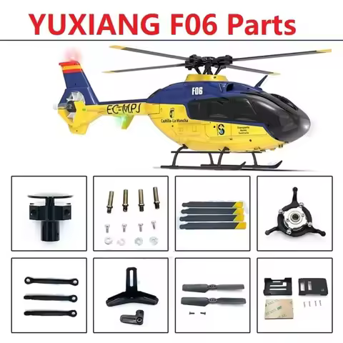 YU XIANG Yu Xiang F06 EC135 Scale Fuselage 6CH RC Helicopter Spare Parts Body Shell Main Blade Axis 