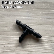 7mm Tee Connector For 4/7 Hose