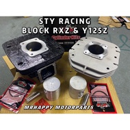 BLOCK RXZ Y125Z ZR STY RACING 57MM/STANDRAD COMPLETE PISTON RING