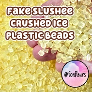 Fonfleurs 🇸🇬 10g Fake Slushee Crushed Ice Sugar Cube Hard Plastic Translucent Beads Packet Slime Art