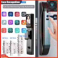 YAKONI Smart Lock 3D Face Identify Digital Fingerprint Password Lock Anti-theft Security Door Lock Electronic Digital Lock