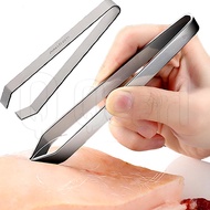 Stainless Steel Hair Puller Remover Tong - Seafood Bone Peeling Clip - Kitchen Chicken Duck Pig Feat