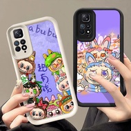 Q-95 Labubu Black white Case for Xiaomi Redmi Note 10 10s 11s 11 2022