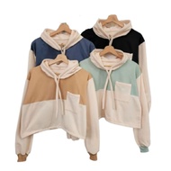 Agnes Pocky Women's Crop Hoodie Agnes Pocket Cropped Hoodie Sweater/