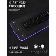 Alienware Alien Wireless Charging Mouse Pad RGB Luminous Keyboard Desk Pad Computer Pad Oversized Desk Pad