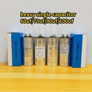 YeeFixx Heavy Single capacitor 60uf 70uf 90uf 100uf electrical component condenser compressor motor 