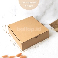 E-FLUTE 22 22 7 CM Box Box Rice Box Hampers Spiku Cake Corrugated Bread Cake