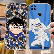 D19 Detective Conan Transparent Case for Xiaomi Redmi 10C 10A 9A 9C