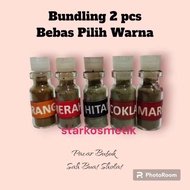 (Bundling 2 pcs Bebas Pilih Warna) Kutex Halal Daun Pacar Arab Henna Kuku Maroon Merah Nail Orange H