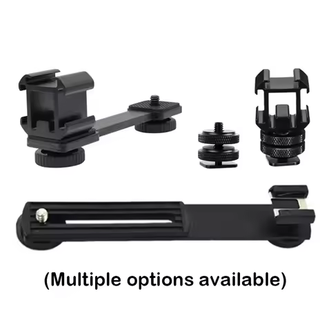Metal Bracket hot shoe arm bracket tripod stand holder for Canon Nikon DSLR SLR DV Rack Camera Stand