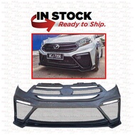 Perodua Axia (2014 - 2020) GT Style Front Bumper Fiberglass Fiber Body Kit Part - Raw Material Fiber