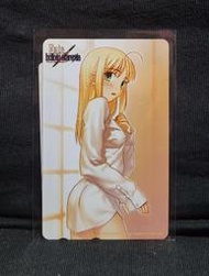 【H圖書館】《Fate stay night》Saber (日本電話卡) (遊戲特典)