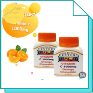 21st Century Vitamin C Chewable1000mg Orange Flavour (60s)