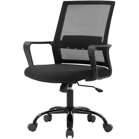 Office Chair Ergonomic Desk Task Chair Mesh Computer Chair MidBack Mesh Home Office Swivel Chair Mod