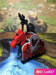 樂高lego 中古城堡蝙蝠騎士cas022 全套含馬袍 出自6047 6099