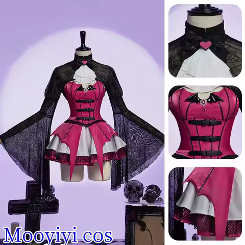 Draculaura Cosplay Costume Emily Halloween Christmas Comic Exhibition Monster Cos High Women Dress S