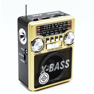 วิทยุ ลําโพงยี่ห้อ CKML-0014U ของแท้ วิทยุคลาสสิค 3ระบบ AM/FM/SW มีแผงโซล่าเซลล์ ชาร์จพลังงานแสงอาทิ