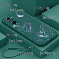 Casing Xiaomi K40-5G K40 Gaming POCO F3 GT Cute Animal Series Purple Butterfly Tpu Soft Case PHONE CASE
