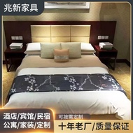 Furniture Rental Room Bedside Table Bed Wardrobe Furniture Apartment Shortcut Furniture Wholesale Ho