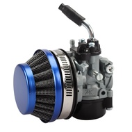 Motorcycle 19mm Racing Carburetor with 58mm Air Filter For 2 Stroke 49cc 50cc 70cc 80cc Motorized Bi