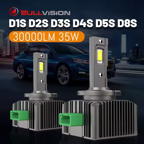 Bullvision D1S LED Headlights 30000LM HID D1S D2S D3S D4S D8S D1R D2R D3R D4R D2H D1C D2C D3C 35W Ba