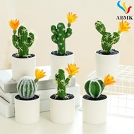 Artificial Cactus Plants Mini Faux Plants Realistic Fake Plants Home Decor Desk