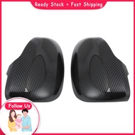 Henye 2pcs Rearview Side Mirror Cover Cap Housing Carbon Fiber Style Fit for TOYOTA Prius 30/Wish/Reiz Trim Car Stylin