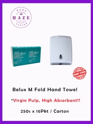 ✔😍 SG Ready Stocks M Fold Hand Paper Towel Belux | Z N Fold paper towel / Dispenser | Kitchen Towel | Tissue |16 pkts / Carton