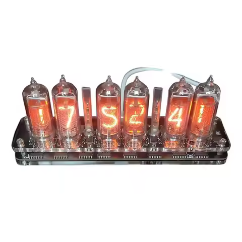 6-bit IN-14 Nixie Clock IN14 Glow Tube Clock