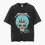Metallica Band T-shirt 1981 Style Oversized Washed Tee