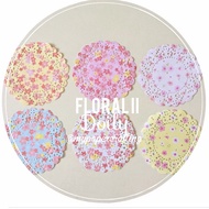 4" Floral doily  Paper Doilies