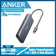 Anker USB C Hub, PowerExpand+ 7-in-1 USB C Hub Adapter, with 4K HDMI, 100W Power Delivery, USB-C and 2 USB-A 5Gbps Data Ports, microSD and SD Card Reader