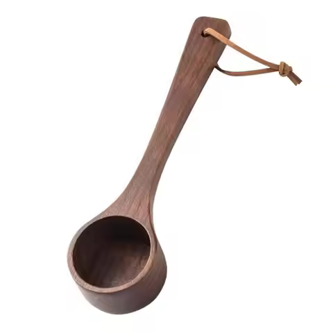 Nature Wood Mini Measuring Scoop Tea Coffee Bean Scoop Sugar Spice Measure Spoon Measuring Tool For 