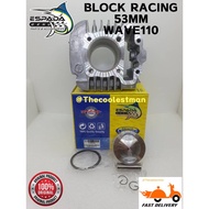 🔥READY STOCK❗️ Espada WAVE110 Racing Block HONDA WAVE 110 WAVE110 W110 53MM 56MM 57MM BLOCK BLOK RAC