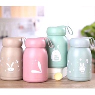 Rabbit Glass Drinking Water Bottle 330ml