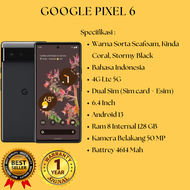 permanen bc Google pixel 6 8-128gb second orignal.