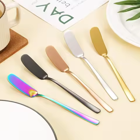 Butter knife Stainless Steel Cheese Tools Cheese Dessert Jam Knifes Toast Wipe Cream Bread Cheese Cu