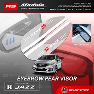 [𝐒𝐈𝐃𝐄 𝐌𝐈𝐑𝐑𝐎𝐑 𝐕𝐈𝐒𝐎𝐑] Honda JAZZ Rear View Rainproof Rain Eyebrow Car Accessories Bodykit Accessories 